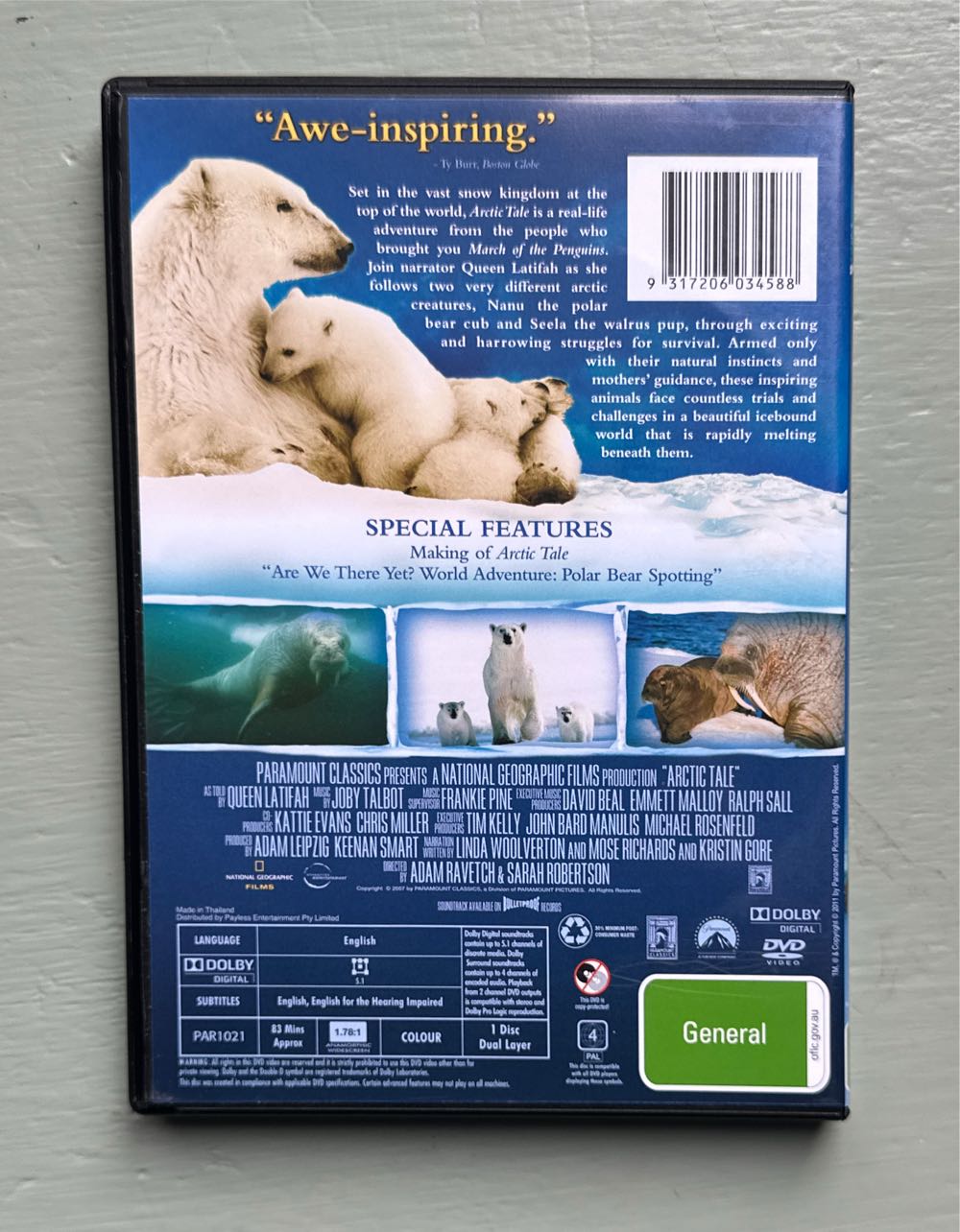 Arctic Tale (2007) DVD DVD movie collectible [Barcode 9317206034588] - Main Image 2