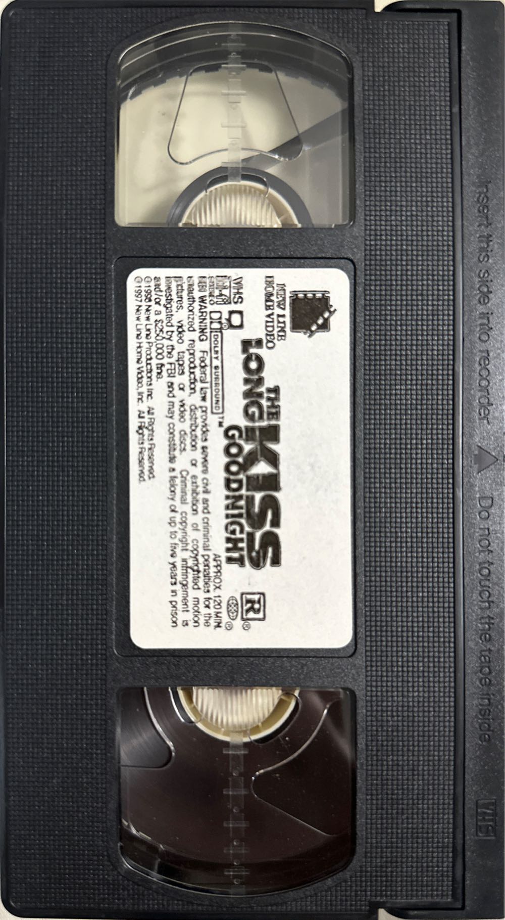 The Long Kiss Goodnight VHS movie collectible [Barcode 794043444630] - Main Image 4