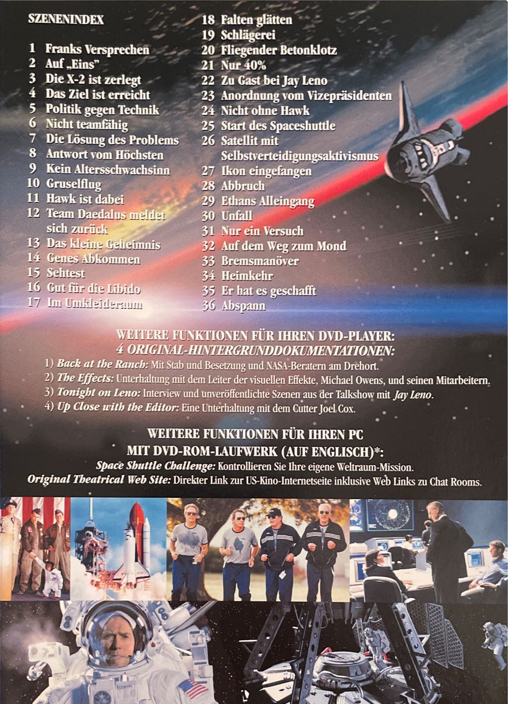 Space Cowboys DVD movie collectible [Barcode 7321921187223] - Main Image 4