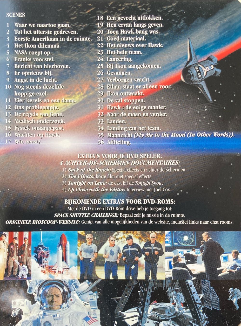 Space Cowboys DVD movie collectible [Barcode 7321931187220] - Main Image 3