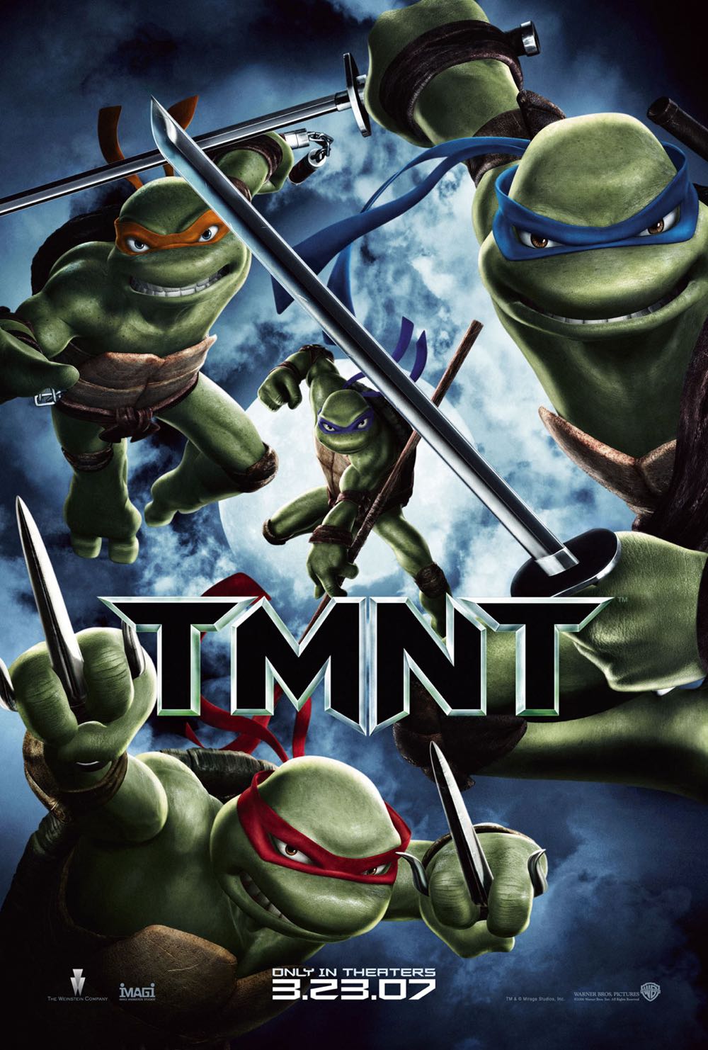 Teenage Mutant Ninja Turtles 9: TMNT Blu-ray movie collectible [Barcode 883929489091] - Main Image 3