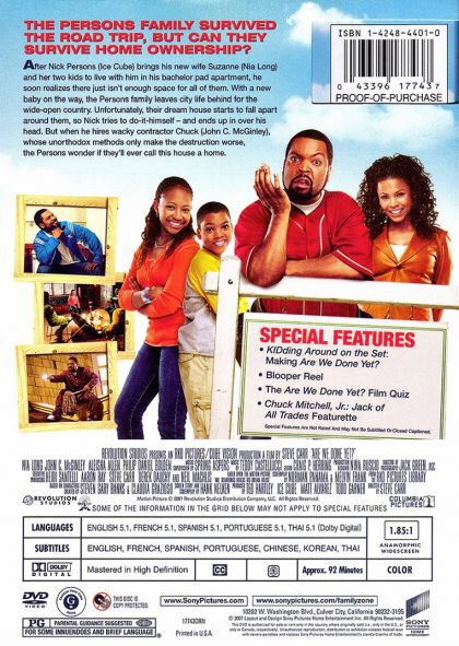 Are We There Yet 2: Are We Done Yet? DVD movie collectible [Barcode 043396177437] - Main Image 2