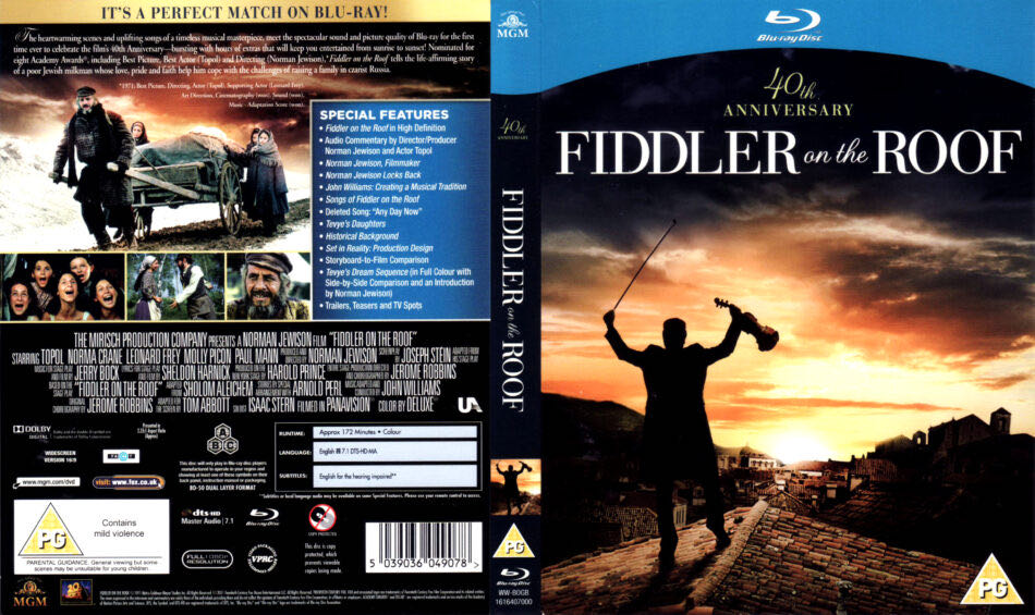 Fiddler on the Roof Digital Copy movie collectible [Barcode 883904232995] - Main Image 2