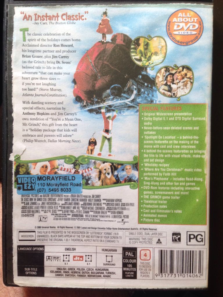 The Grinch Plex movie collectible [Barcode 9317731014062] - Main Image 2
