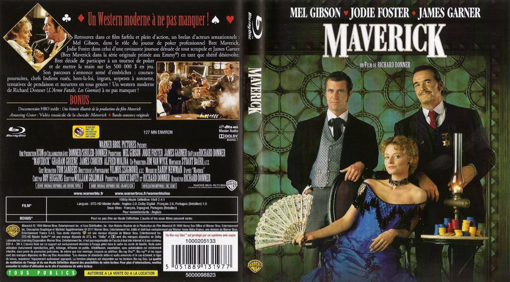 Maverick DVD movie collectible [Barcode 883929084739] - Main Image 2