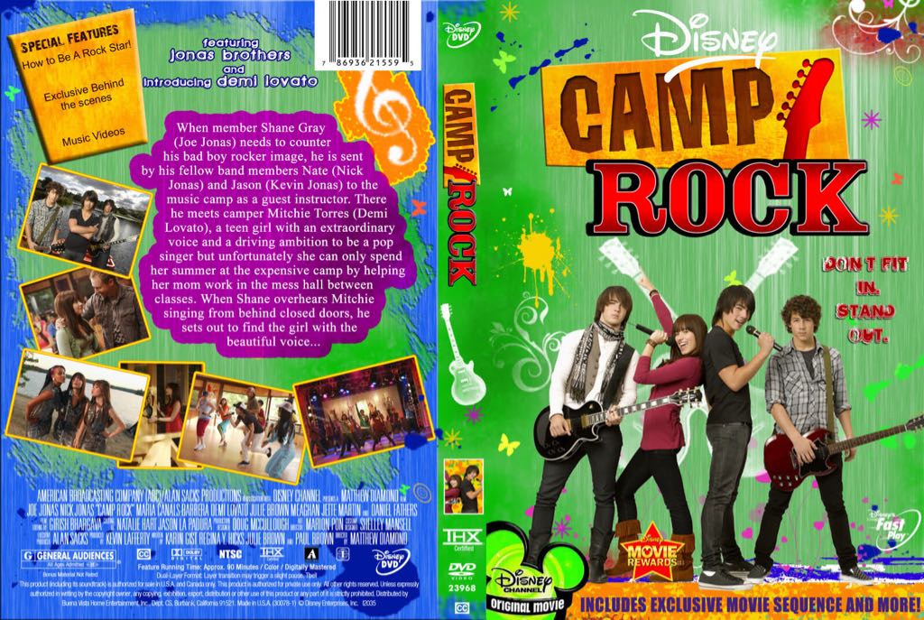 Camp Rock DVD movie collectible [Barcode 8717418177904] - Main Image 2