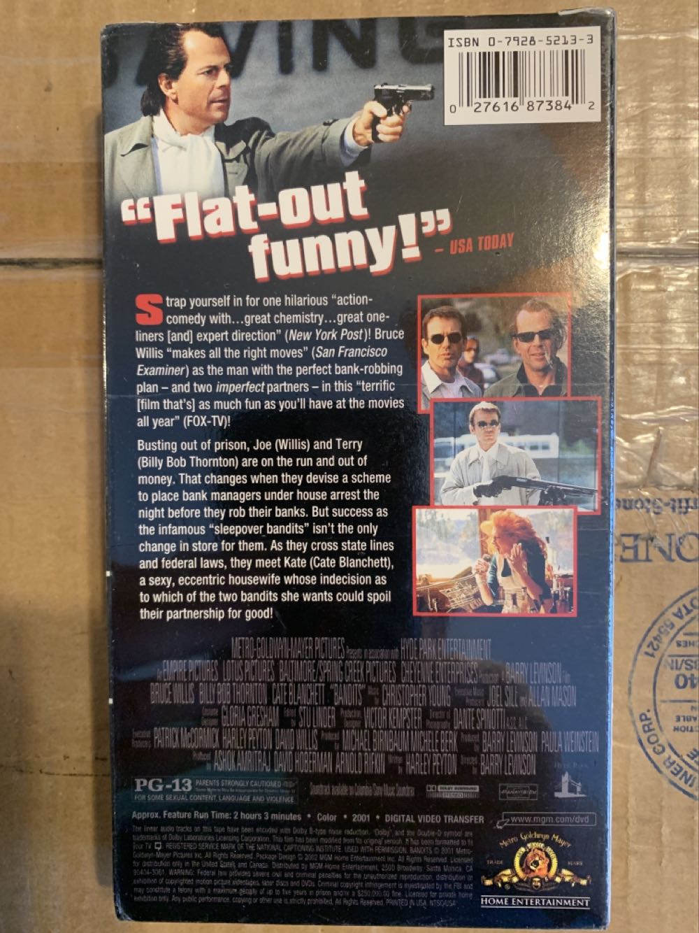 Bandits VHS movie collectible [Barcode 027616873842] - Main Image 2