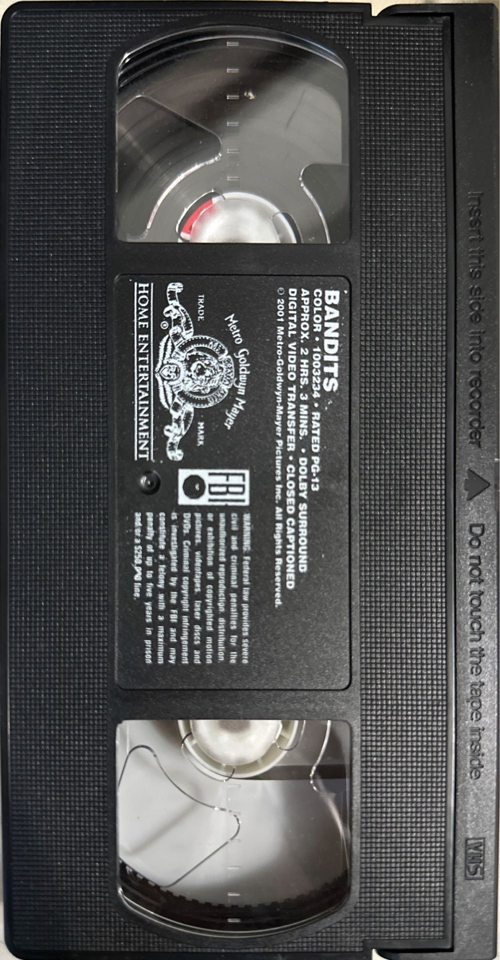 Bandits VHS movie collectible [Barcode 027616873842] - Main Image 4