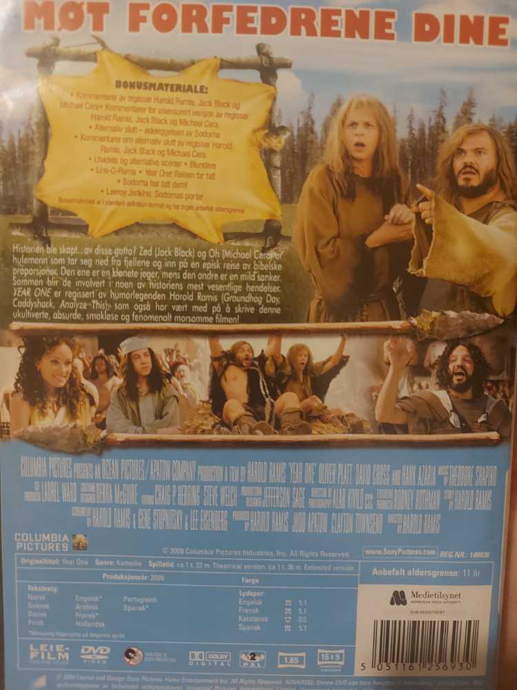 Year One DVD movie collectible [Barcode 5051161256930] - Main Image 2