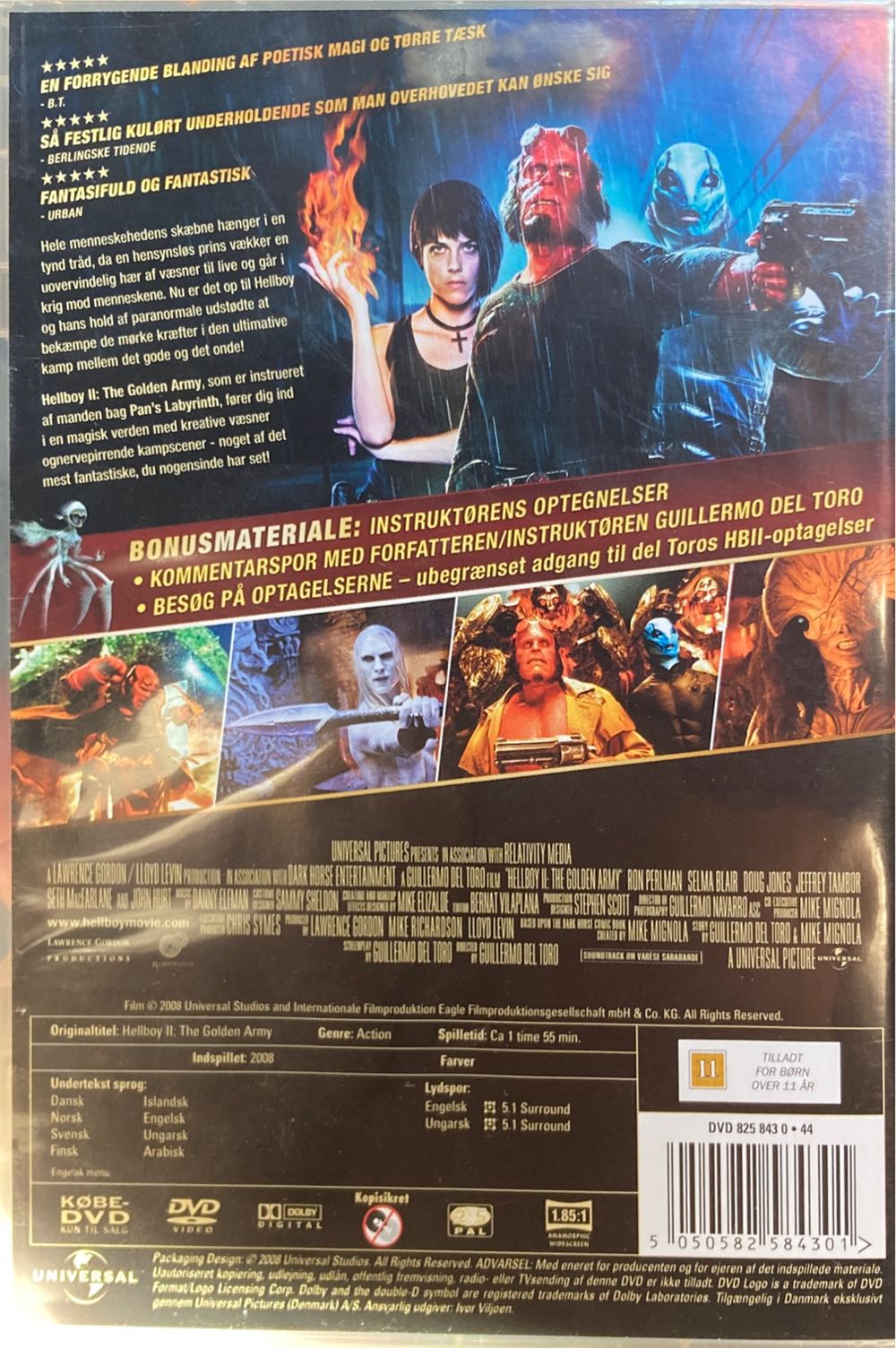 Hellboy II: The Golden Army DVD movie collectible [Barcode 5050582584301] - Main Image 2