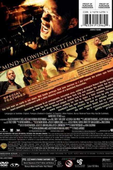 I Am Legend Blu-ray movie collectible [Barcode 883929015757] - Main Image 4