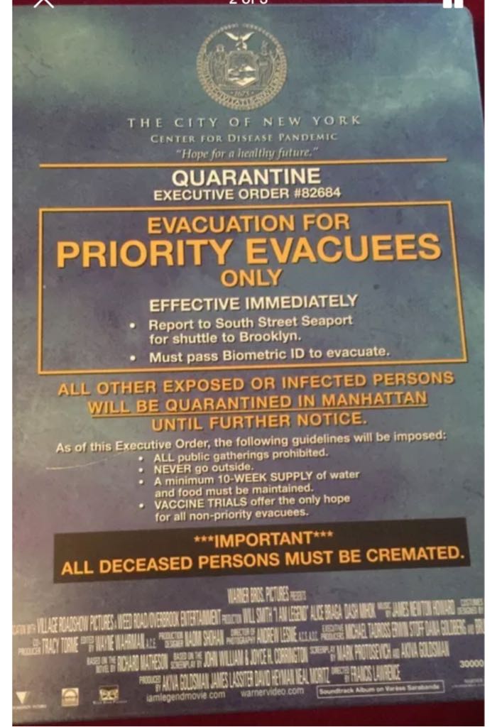 I Am Legend DVD movie collectible [Barcode 883929018352] - Main Image 2