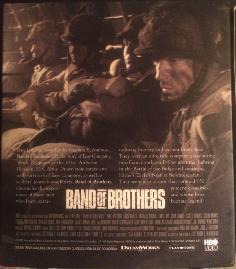 Band of Brothers VHS movie collectible [Barcode 026359920639] - Main Image 2