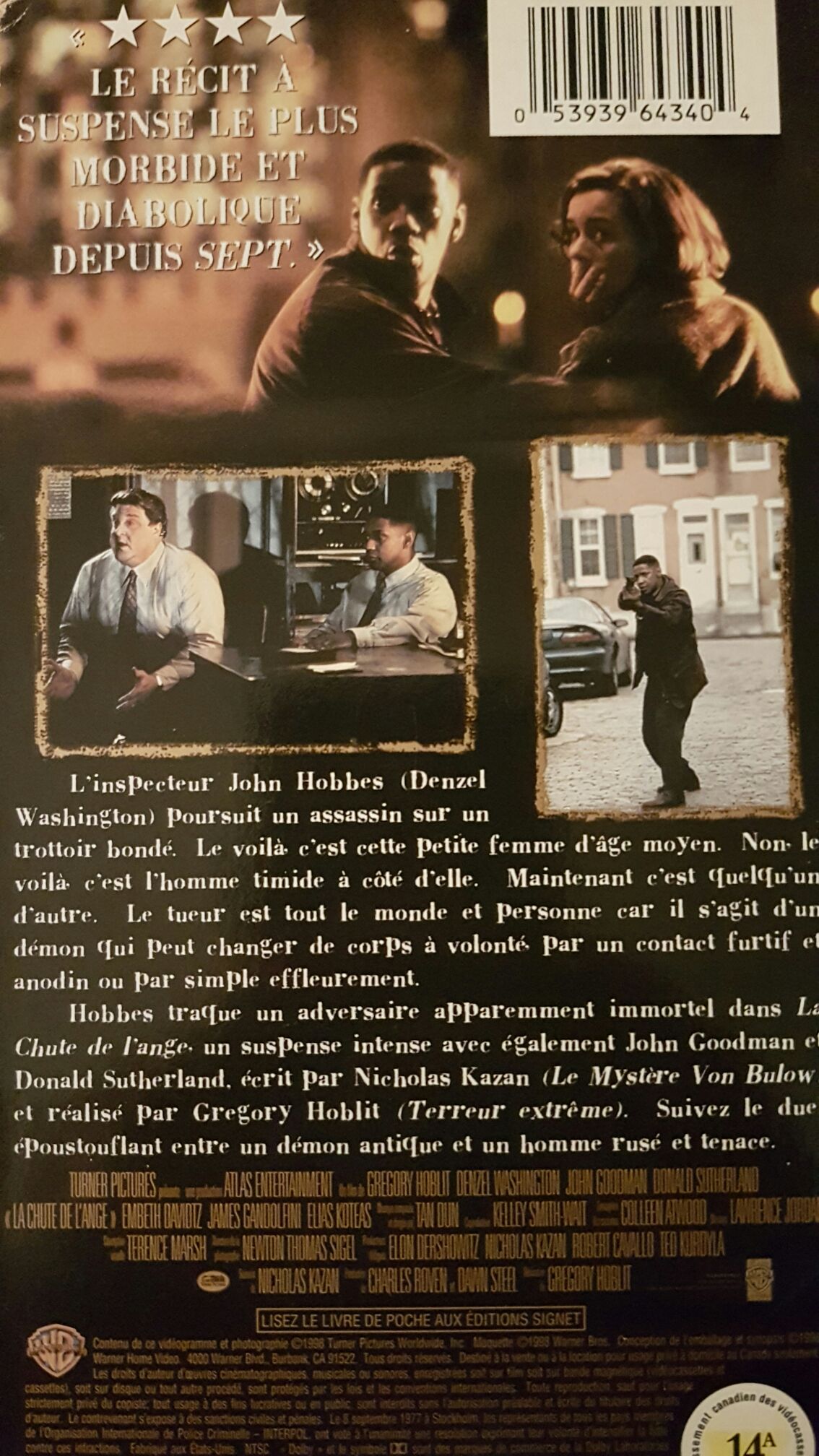 Fallen VHS movie collectible [Barcode 053939643435] - Main Image 2