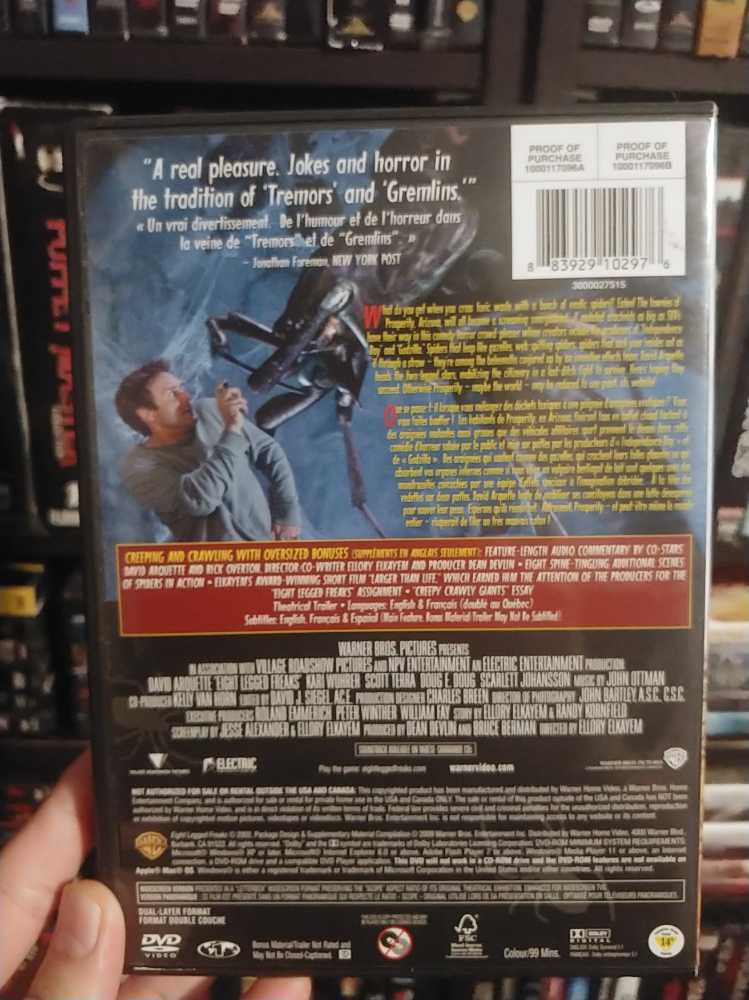 Eight Legged Freaks* DVD movie collectible [Barcode 883929102976] - Main Image 2