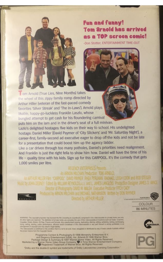 Carpool VHS movie collectible - Main Image 2