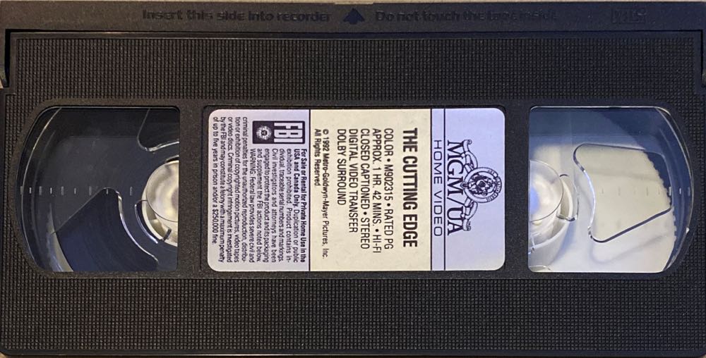Cutting Edge, The VHS movie collectible [Barcode 027616231536] - Main Image 3