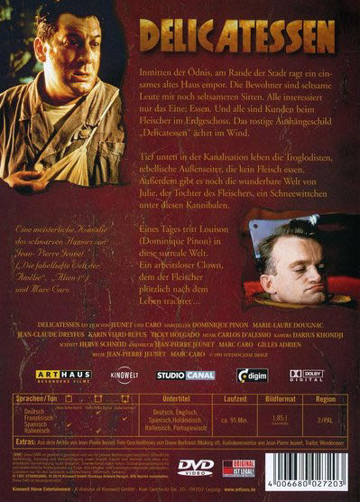 Delicatessen DVD movie collectible [Barcode 4006680027203] - Main Image 2
