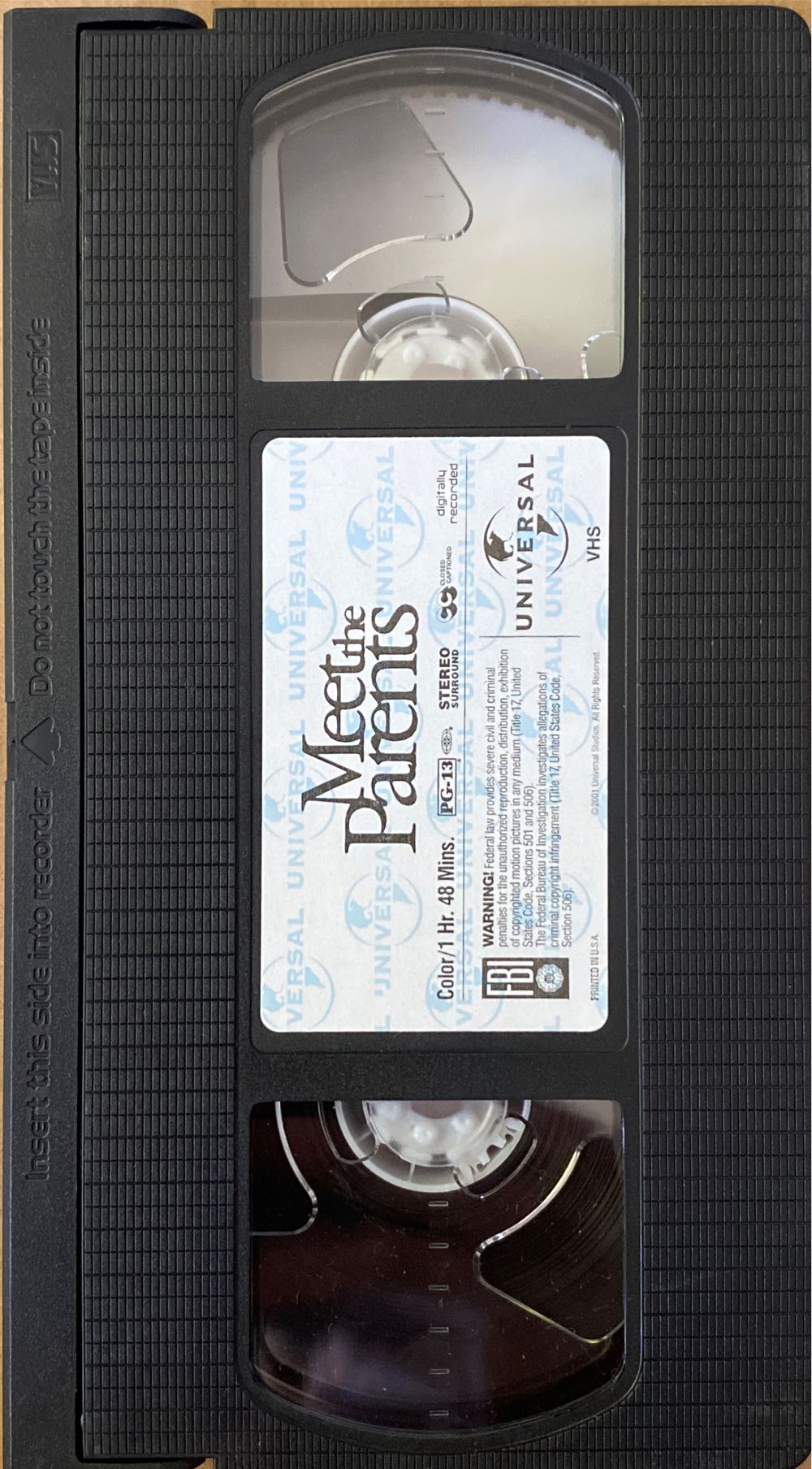 Meet the Parents VHS movie collectible [Barcode 096898603232] - Main Image 3