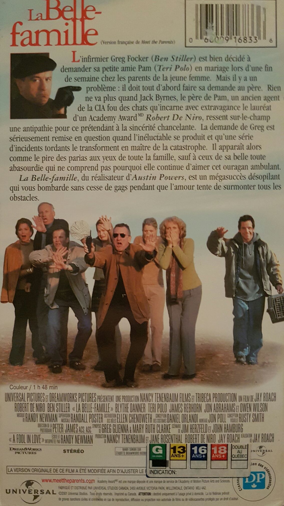 Meet the Parents VHS movie collectible [Barcode 5050583001357] - Main Image 2