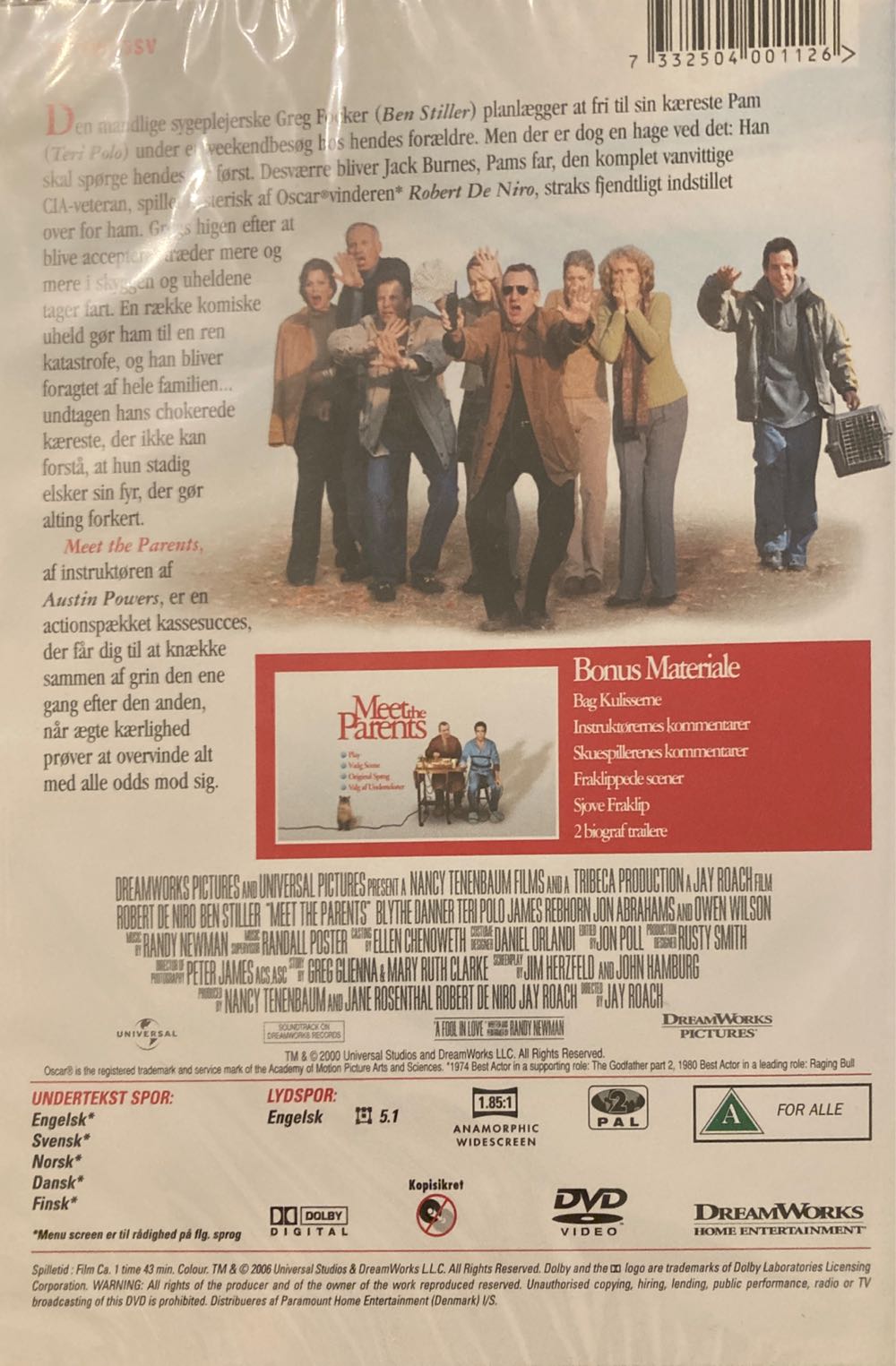 Meet the Parents DVD movie collectible [Barcode 7332504001126] - Main Image 2