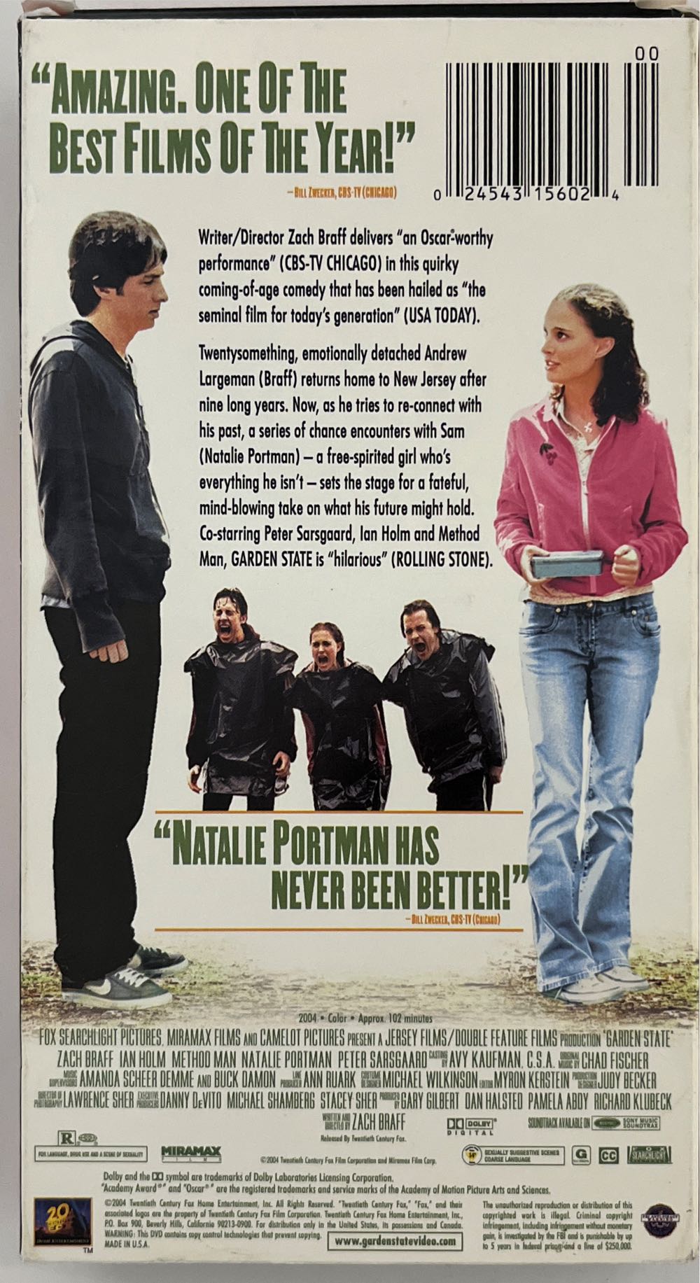Garden State VHS movie collectible [Barcode 024543171935] - Main Image 2
