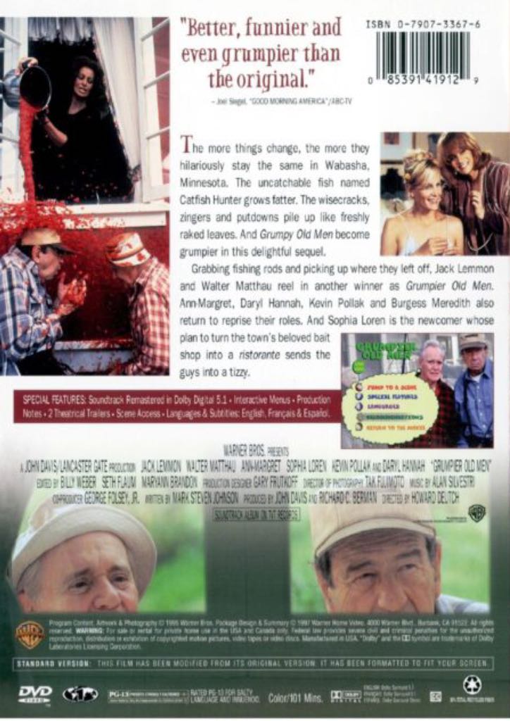 Grumpier Old Men DVD-R movie collectible [Barcode 9325336009321] - Main Image 2