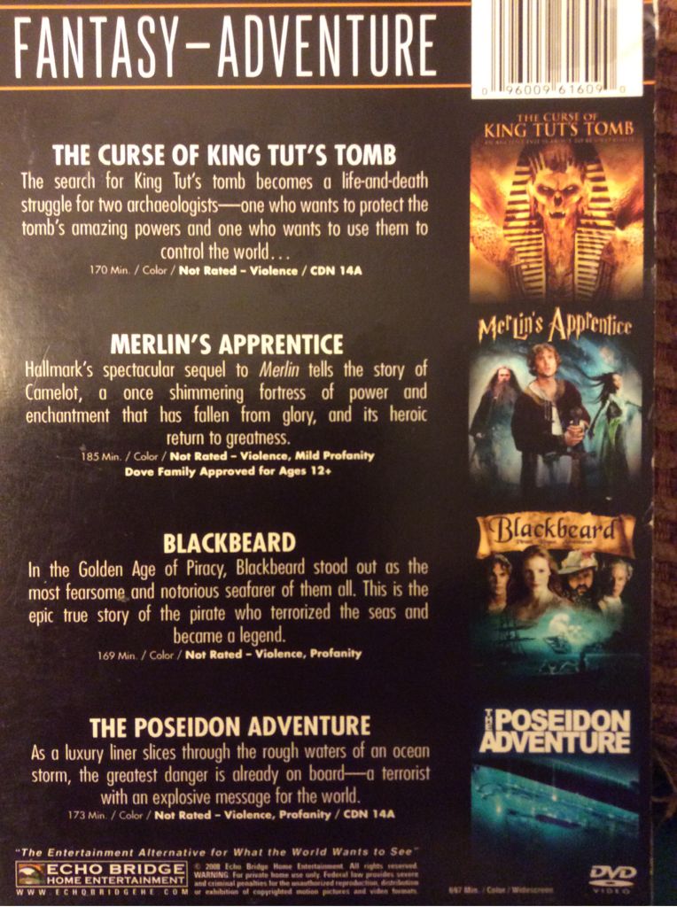 The Poseidon Adventure (1972) DVD movie collectible [Barcode 086162104220] - Main Image 2