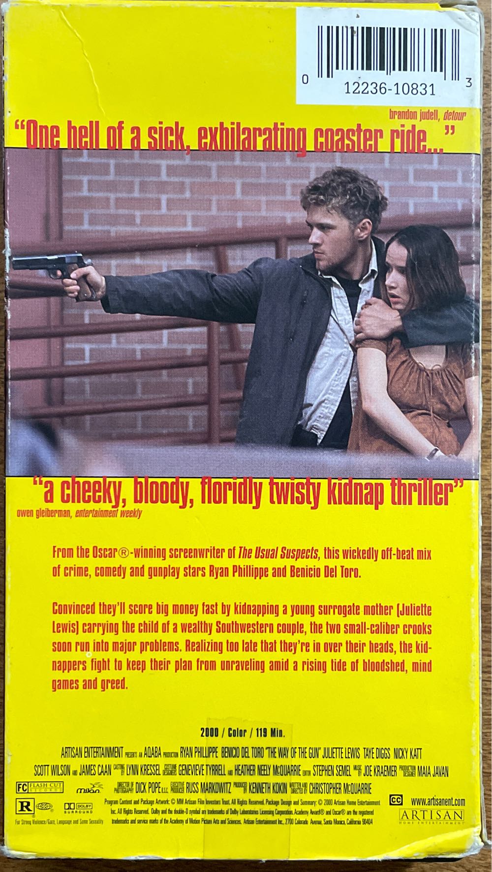 The Way of the Gun VHS movie collectible [Barcode 012236108313] - Main Image 2