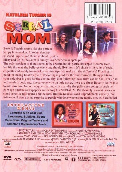 Serial Mom DVD movie collectible - Main Image 2