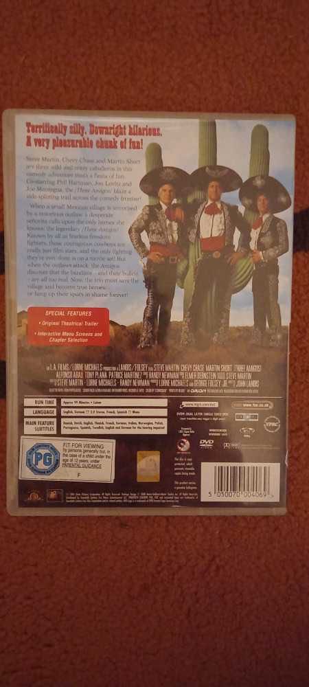 Three Amigos! DVD movie collectible [Barcode 8712626006466] - Main Image 4