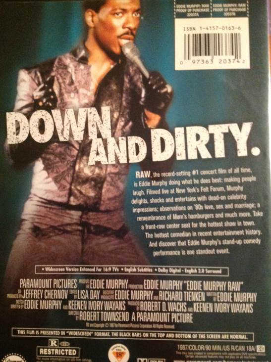 Raw - Eddie Murphy DVD movie collectible [Barcode 097363203742] - Main Image 2