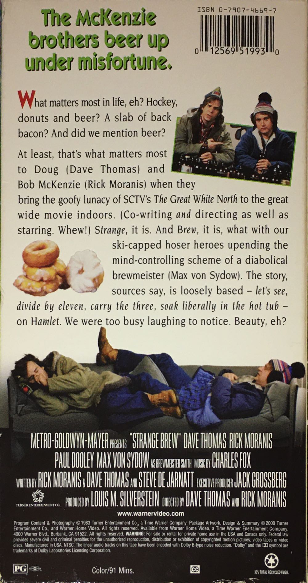 Strange Brew VHS movie collectible [Barcode 012569519930] - Main Image 2