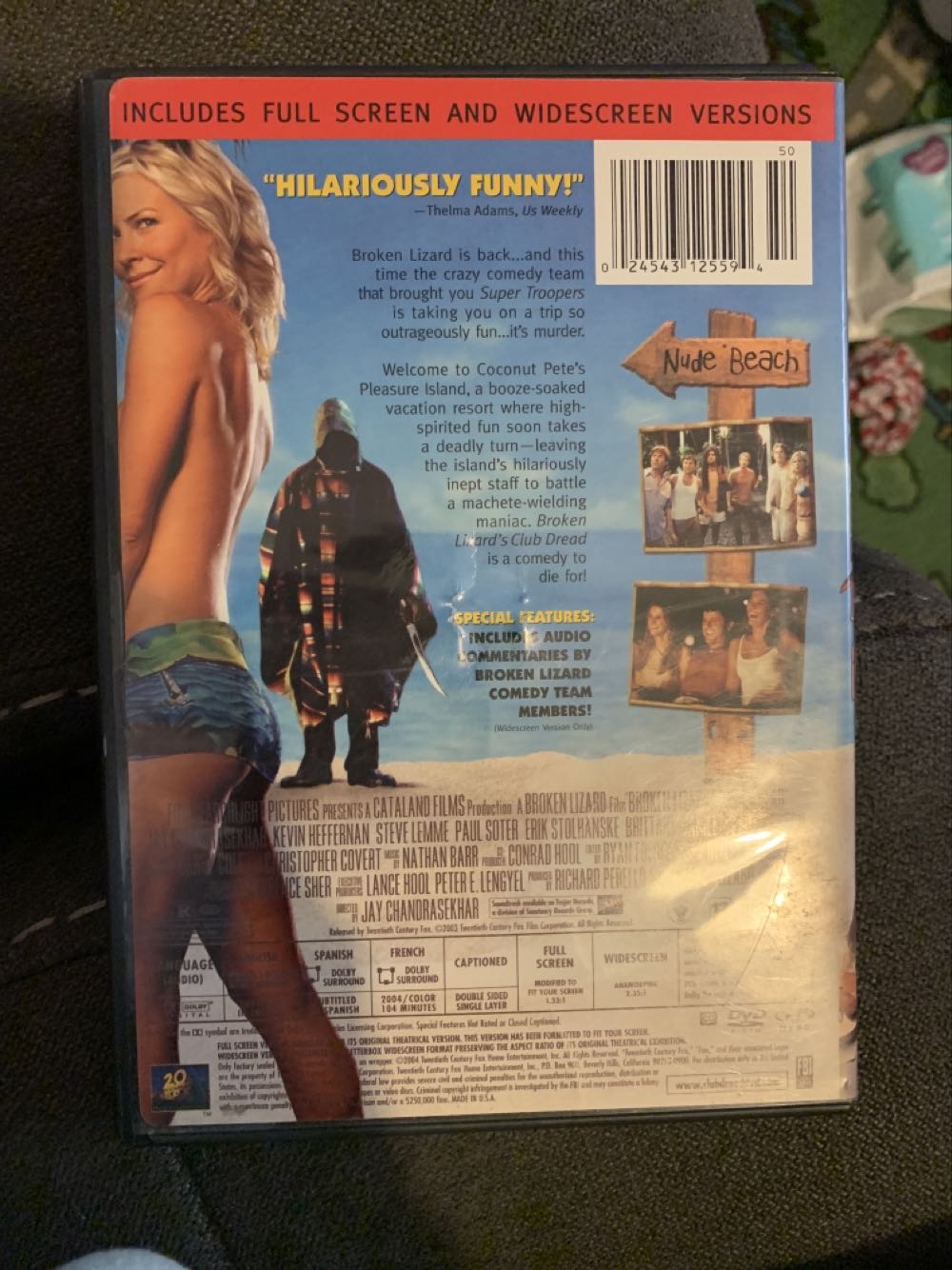 Club Dread DVD movie collectible [Barcode 024543125594] - Main Image 4