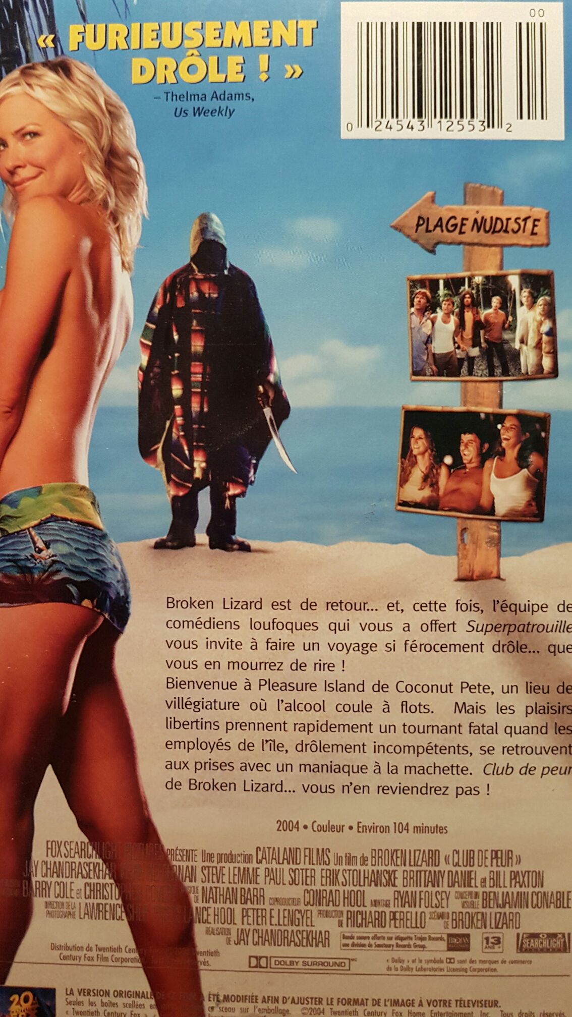 Club Dread DVD movie collectible [Barcode 9321337041704] - Main Image 2