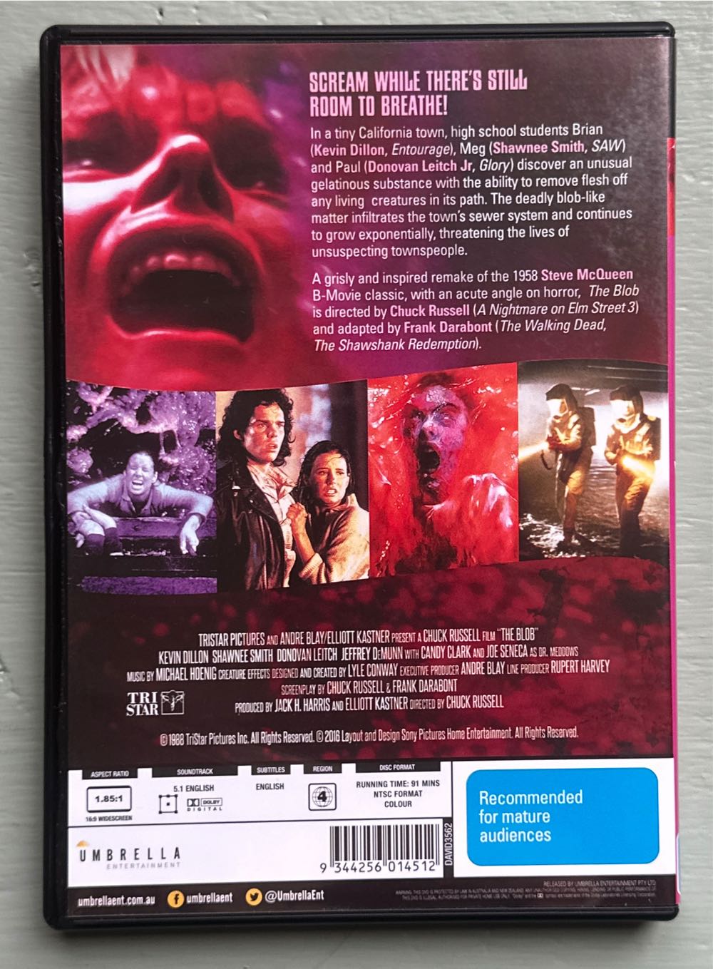 The Blob (1988) DVD DVD movie collectible [Barcode 9344256014512] - Main Image 2
