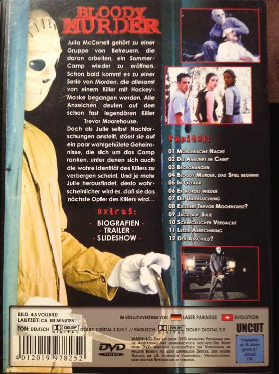 Bloody Murder DVD movie collectible [Barcode 4012019978252] - Main Image 2