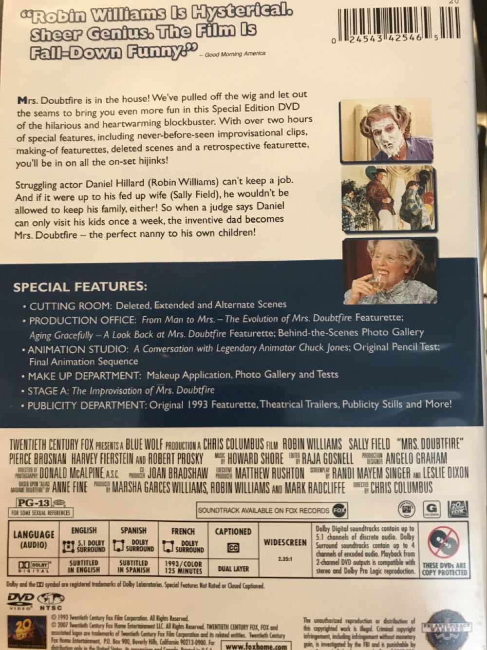 Robin Hood Men in Tights / Spaceballs DVD movie collectible [Barcode 024543423577] - Main Image 3