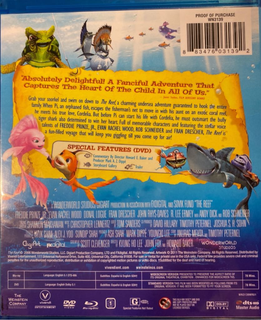 The Reef Blu-ray movie collectible [Barcode 883476031392] - Main Image 2