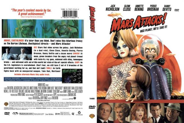 Mars Attacks! DVD movie collectible [Barcode 883929039999] - Main Image 2