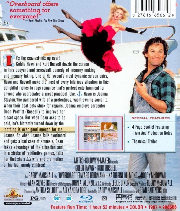 Overboard Blu-ray movie collectible [Barcode 883904323471] - Main Image 3