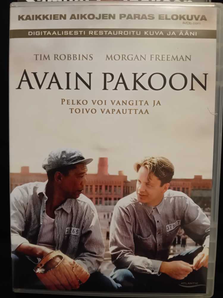 The Shawshank Redemption - Avain Pakoon DVD movie collectible [Barcode 041117291530] - Main Image 2