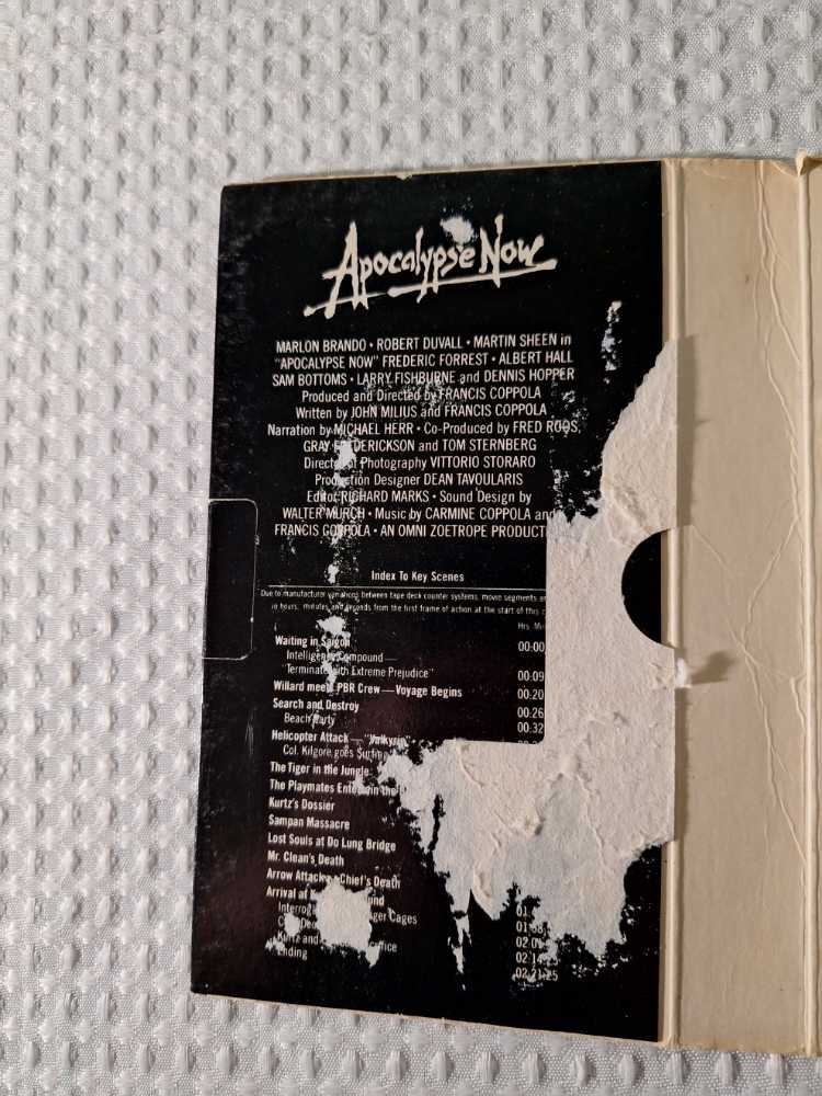 Apocalypse Now VHS movie collectible [Barcode 037757223062] - Main Image 4