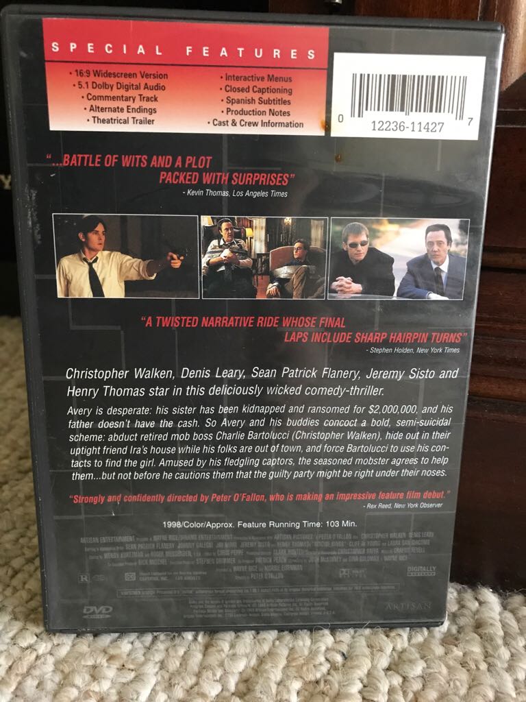 Suicide Kings DVD movie collectible [Barcode 001223604723] - Main Image 2