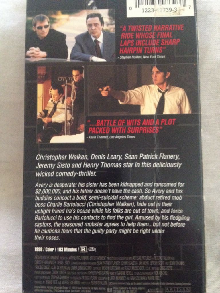 Suicide Kings VHS movie collectible [Barcode 012234973937] - Main Image 2