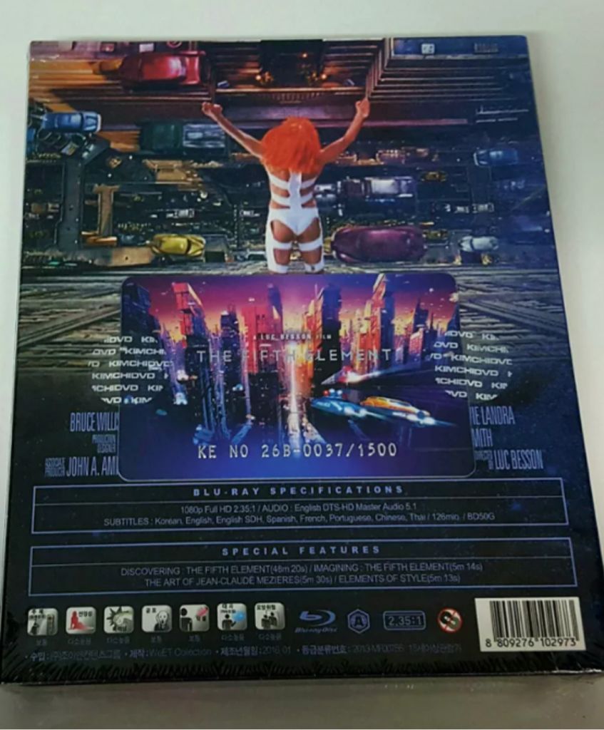 The Fifth Element Blu-ray movie collectible [Barcode 0043396215207] - Main Image 2