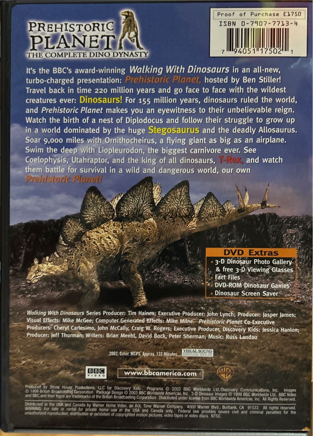 Prehistoric Planet: The Complete Dino Dynasty DVD movie collectible [Barcode 794051175021] - Main Image 2