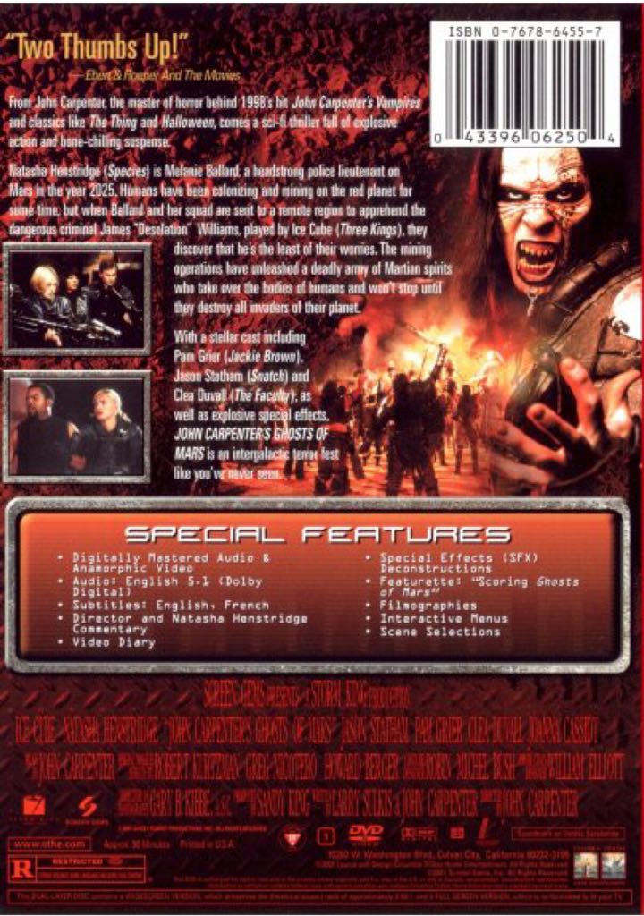 Ghosts of Mars - Digital Copy movie collectible [Barcode 5035822074033] - Main Image 2