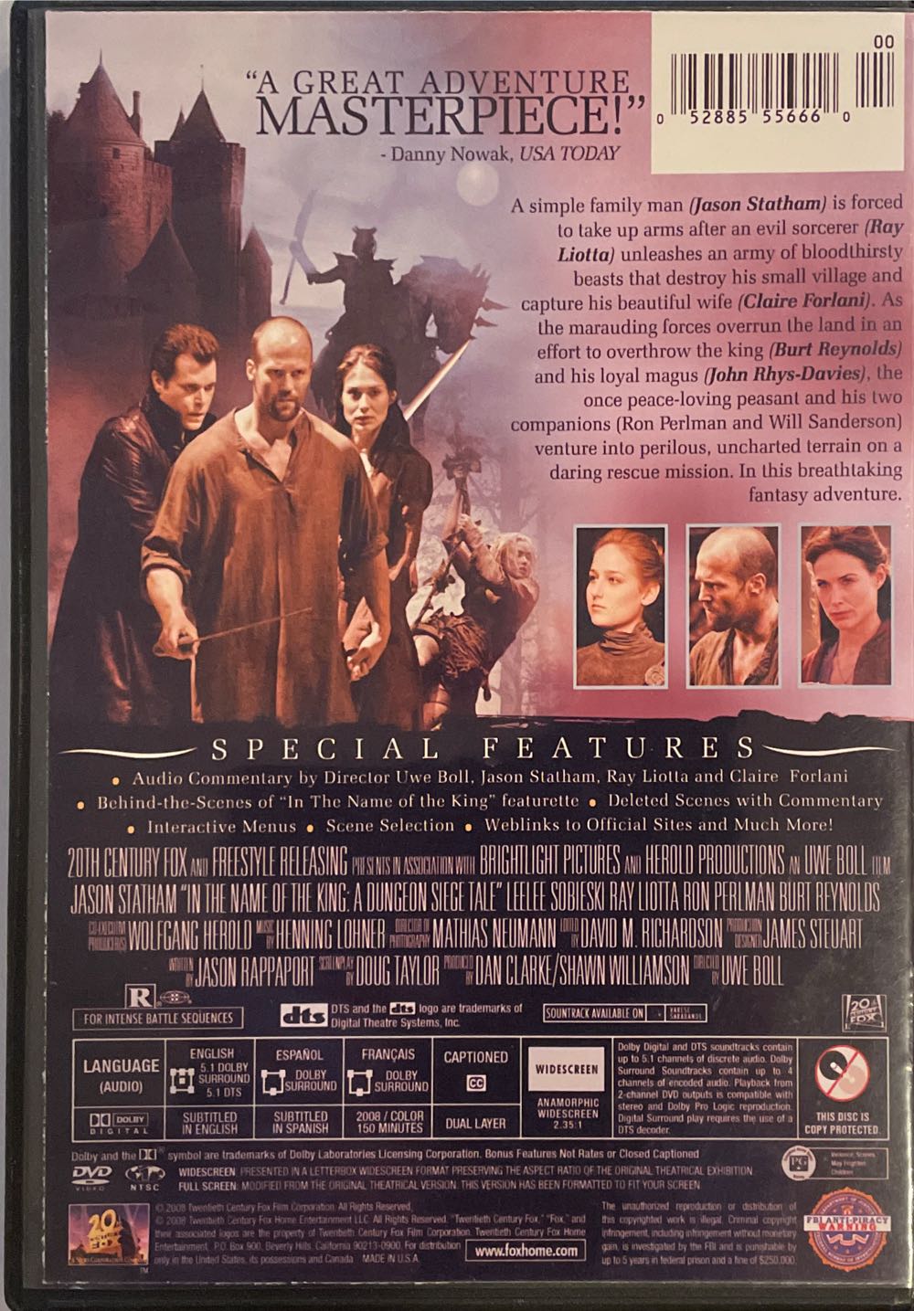 In the Name of the King DVD movie collectible [Barcode 8715664057209] - Main Image 2