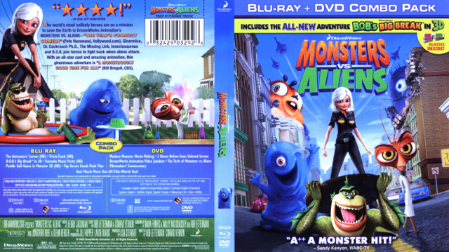 Monsters vs Aliens Blu-ray movie collectible [Barcode 7332431994911] - Main Image 2